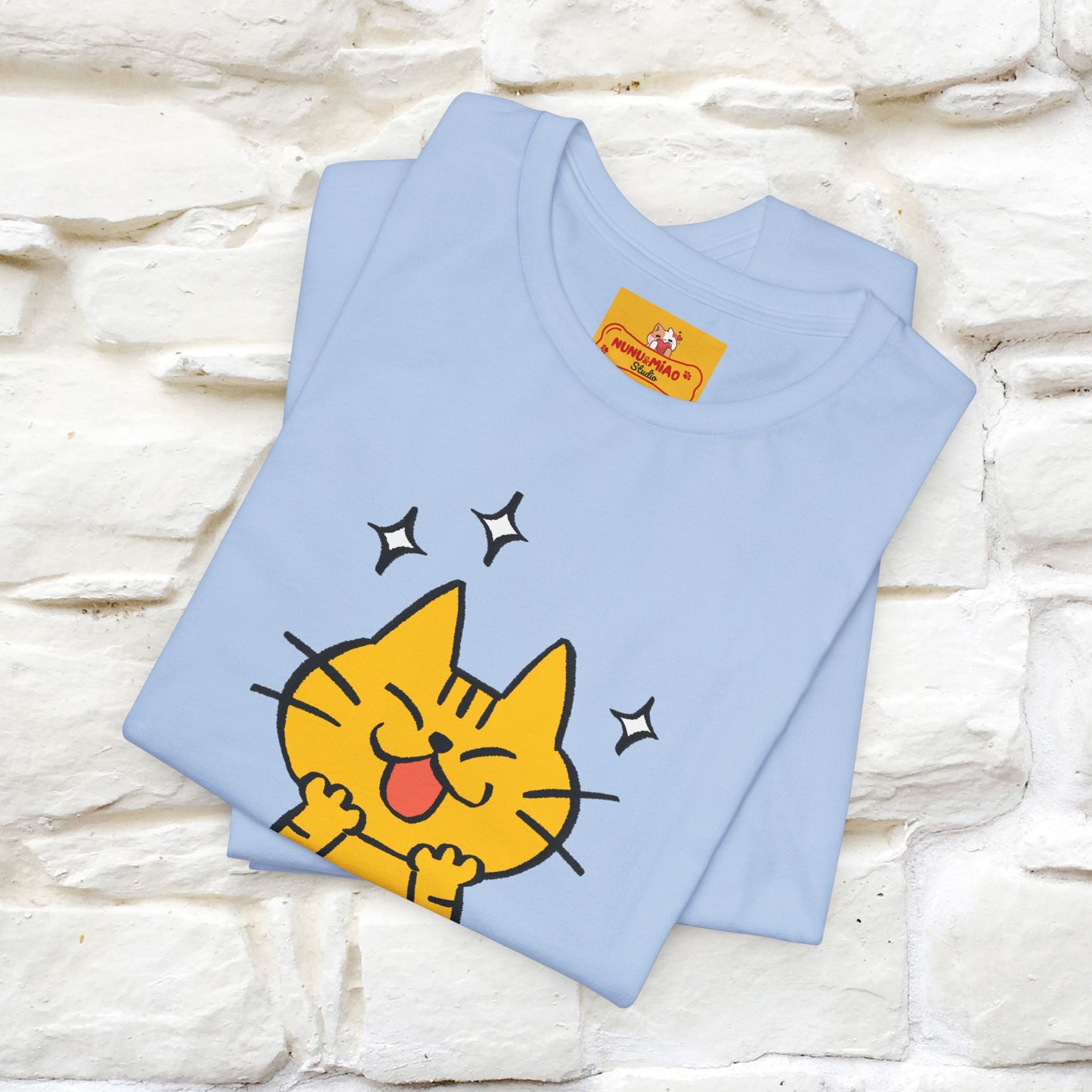 ""It's A Good Day" Cat T-Shirt| Front & Back Design | Nunu&Miao Studio