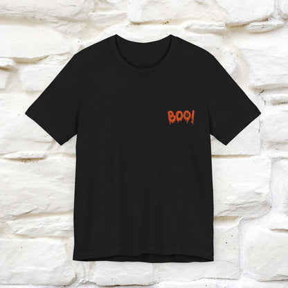 ''Spooky Boo'' T-shirt for Man and women Front And Back Design 100% Cotton*