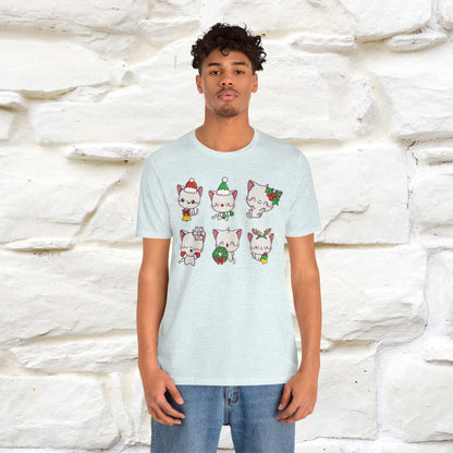 Christmas Cats T-Shirt | Festive Cat T-Shirt for Men & Women | 100% Cotton*