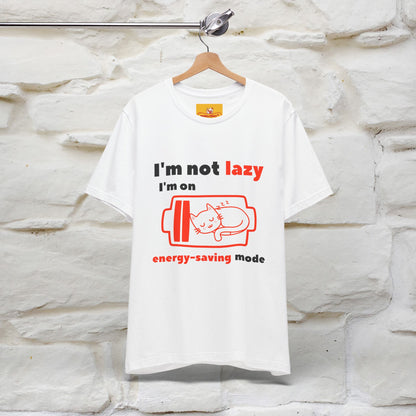 ''I am Not Lazy...'' Cat T-Shirt | Nunu&Miao Studio