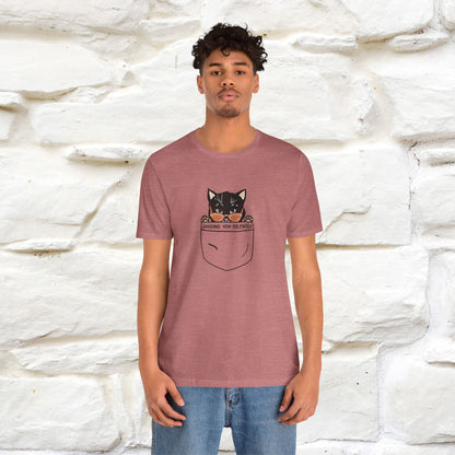 Judging You Silently Cat T-Shirt for Men | 100% Cotton* Funny & Sassy Tee