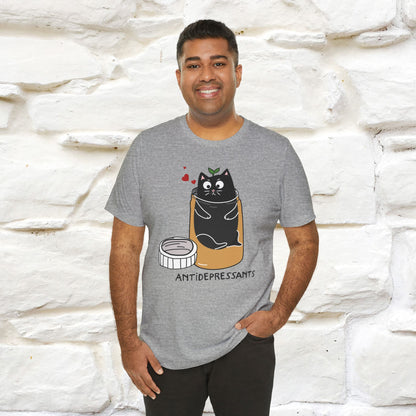 "Antidepressants" Funny Cat T-Shirt for Men & Women | 100% Cotton* 🐾