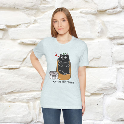 "Antidepressants" Funny Cat T-Shirt for Men & Women | 100% Cotton* 🐾