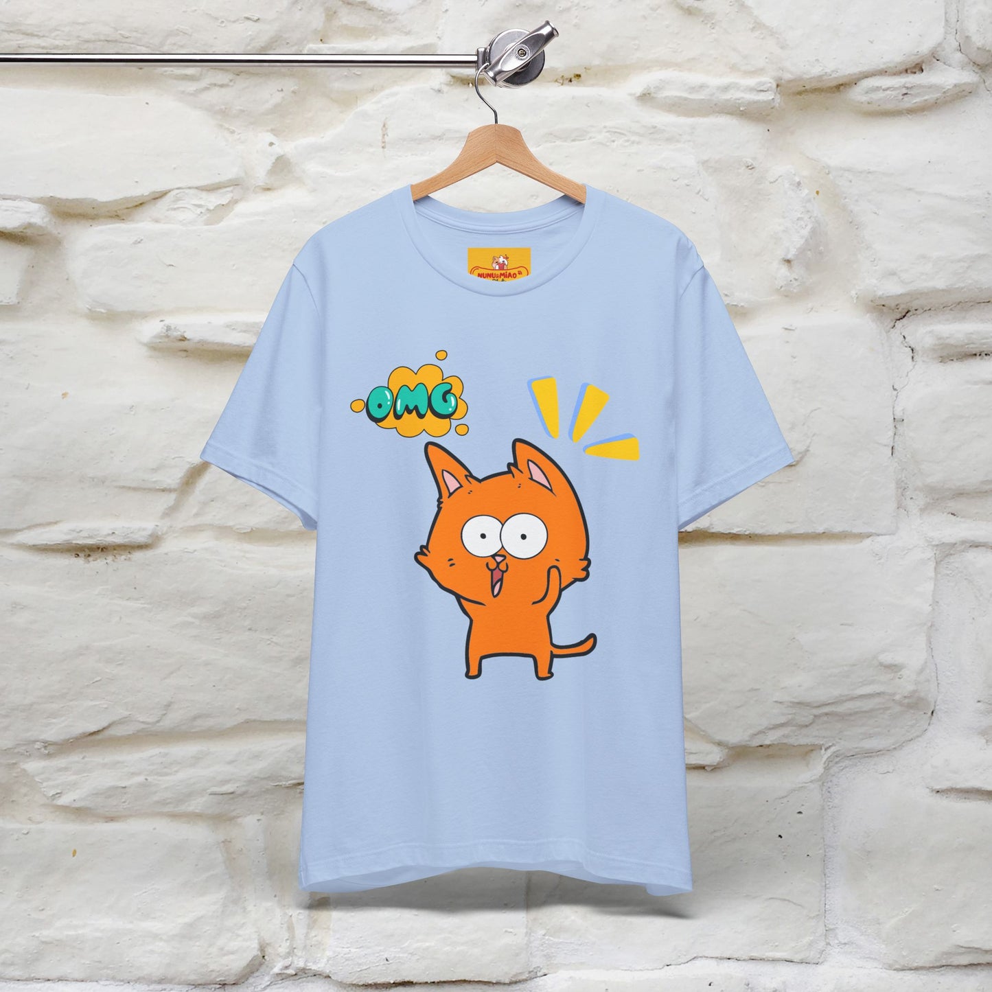 ''Oh My God'' Cat T-Shirt | Nunu&Miao Studio