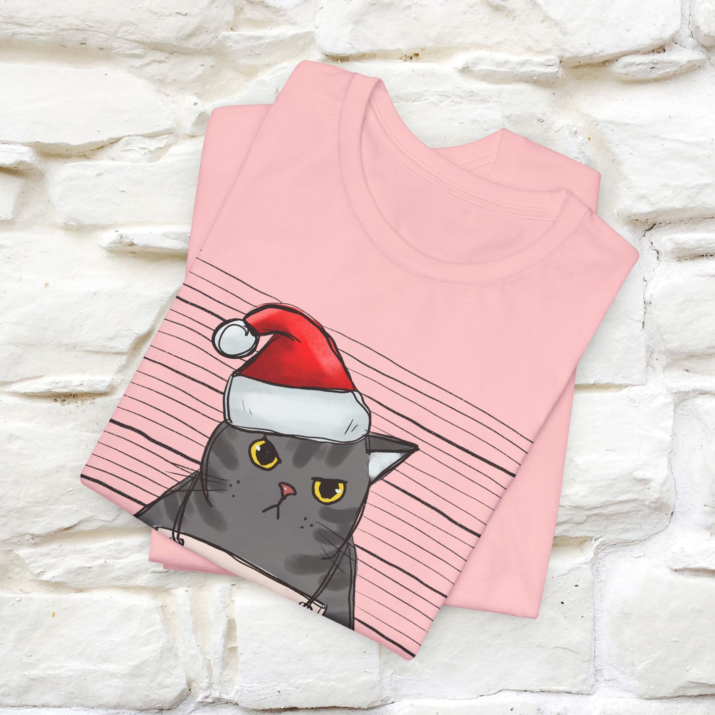 I Knocked Over The Christmas Tree T-Shirt | Festive Cat Christmas Shirt for Men & Women | 100% Cotton*