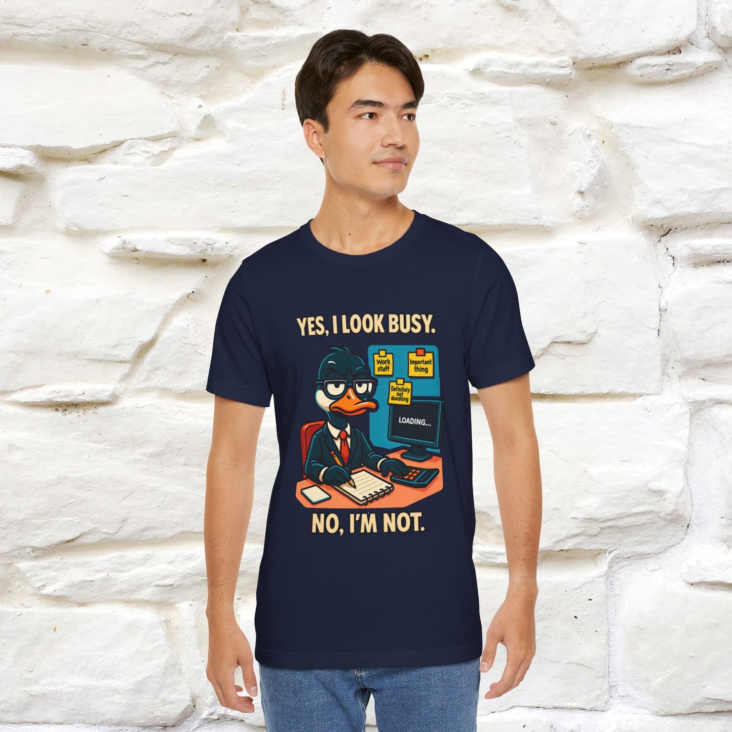 ''Yes, I Look Busy. No I'm Not.''|  Sarcastic Cat T-Shirt | Nunu&Miao Studio