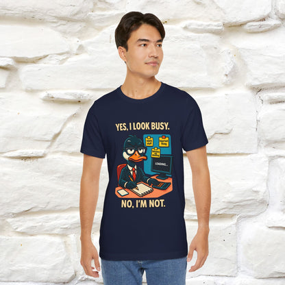 ''Yes, I Look Busy. No I'm Not.''|  Sarcastic Cat T-Shirt | Nunu&Miao Studio