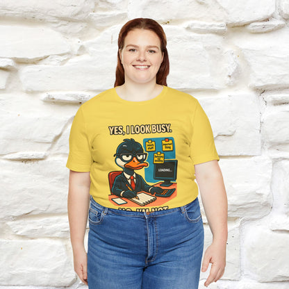 ''Yes, I Look Busy. No I'm Not.''|  Sarcastic Cat T-Shirt | Nunu&Miao Studio