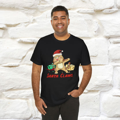 "Santa Claws" |Funny Cat T-Shirt | Nunu&Miao Studio