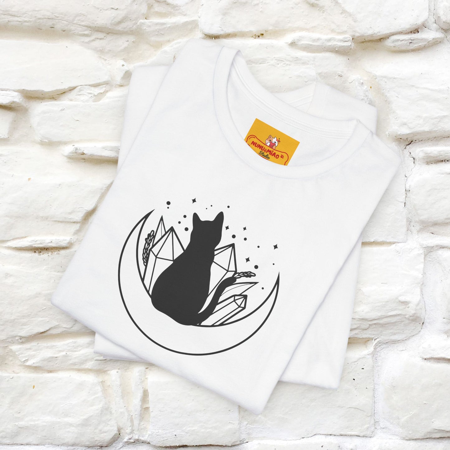 ''The Cristal'' Cat T-Shirt Front and Back Design | Nunu&Miao Studio