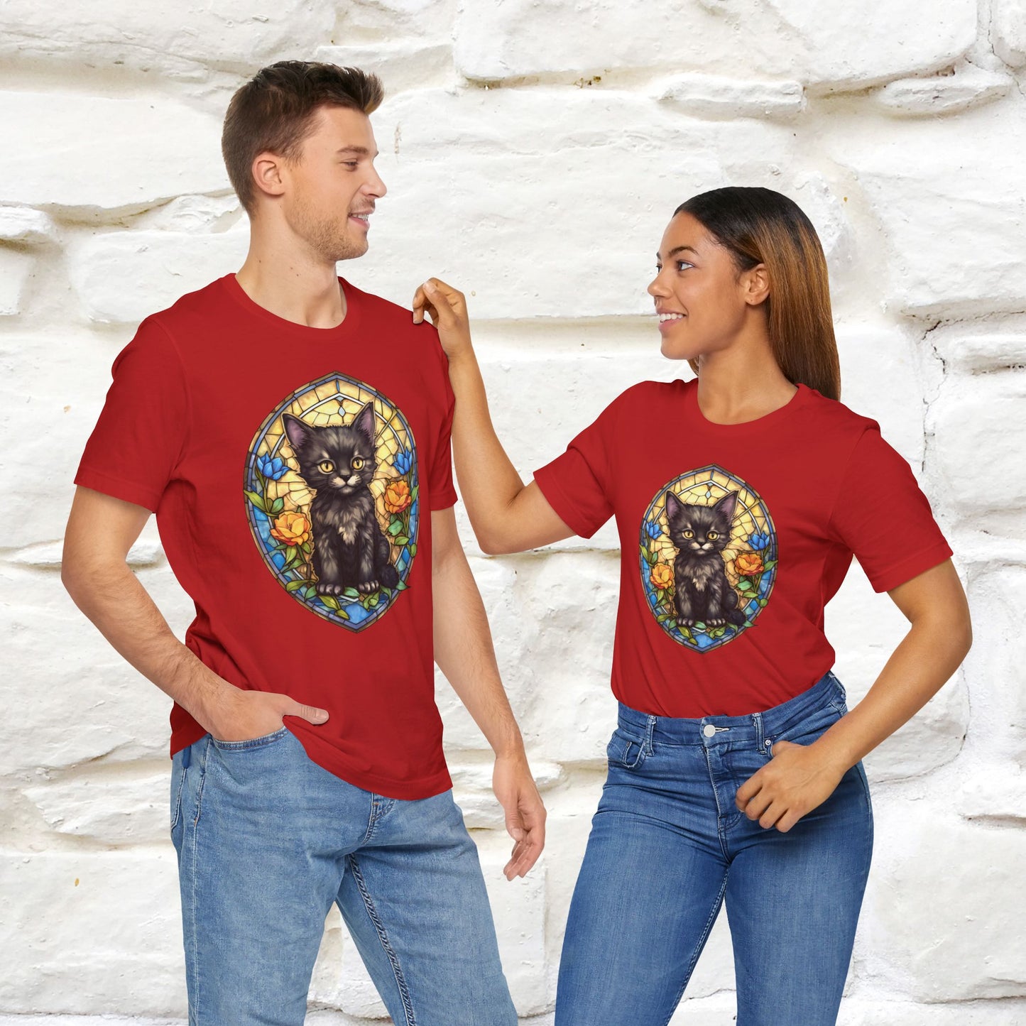 "Cat Mosaic" Cute Cat T-Shirt for Men & Women | 100% Cotton 🐾