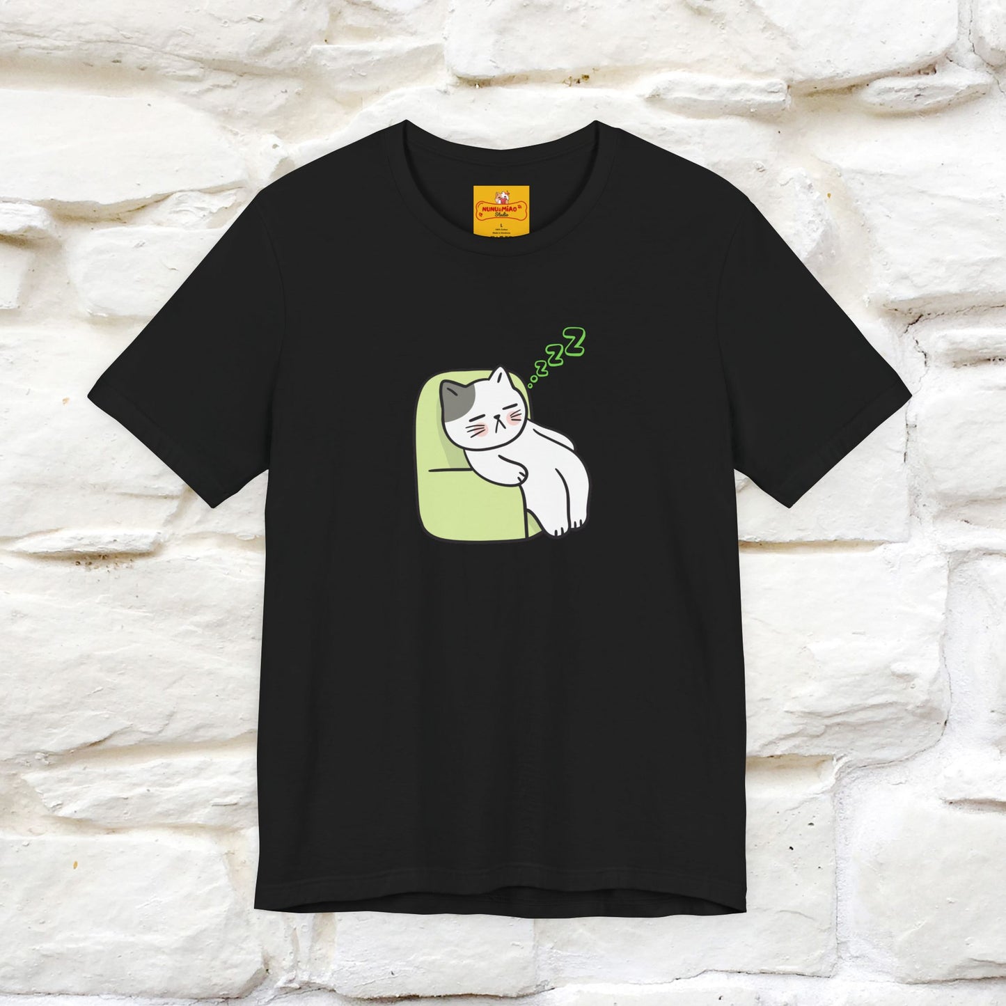 "Keep going… the couch isn’t going to nap on itself." Cat T-Shirt| Front & Back Design | Nunu&Miao Studio