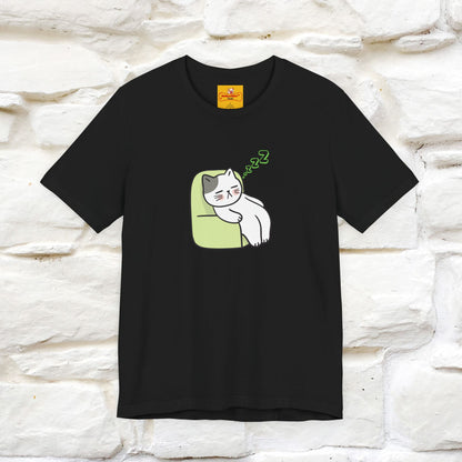 "Keep going… the couch isn’t going to nap on itself." Cat T-Shirt| Front & Back Design | Nunu&Miao Studio