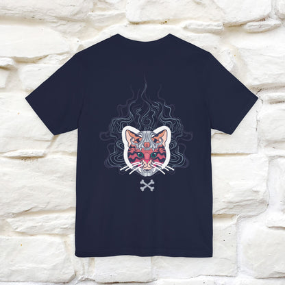 ''Air Fire Cat'' | Cat T-Shirt Front and Back Design | Nunu&Miao Studio