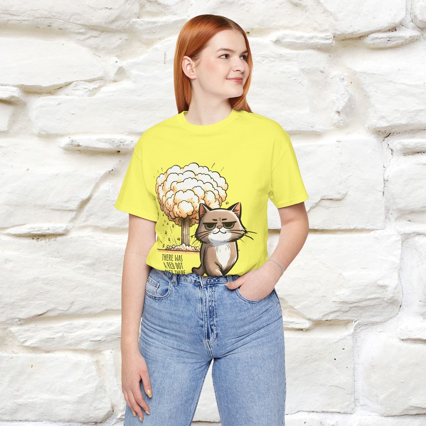 ''The Red Dot Chase'' Funny Cat T-Shirt | Nunu&Miao Studio