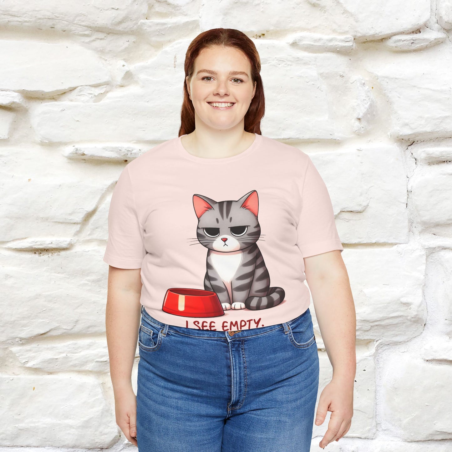 "I See Empty. What Do You See"  | Cat T-Shirt | Nunu&Miao Studio
