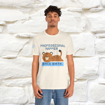 ''Professional napper since birth.''| CatT-Shirt | Nunu&Miao Studio