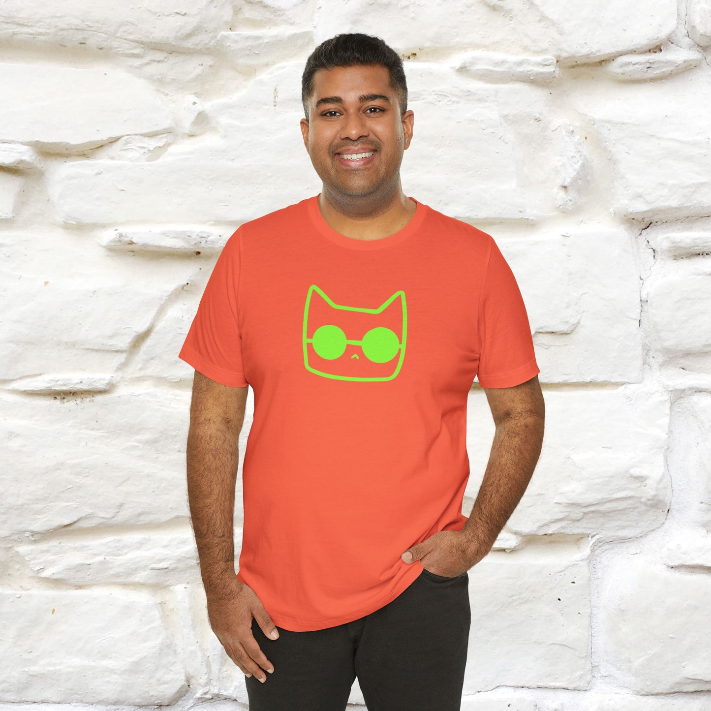 ''Everything Will Be Ok '' Cat T-Shirt Front and Back Design | Nunu&Miao Studio