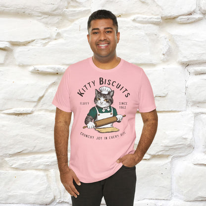 Kitty Biscuits Crunchy Joy T-Shirt | Cat Lover’s Delight for Men & Women | 100% Cotton*