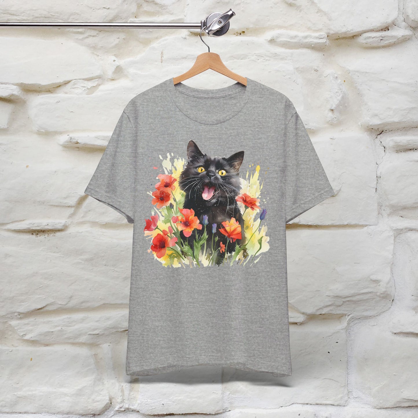 "Kitty Garden" T-shirt for Women 100% Cotton* - Nunu&Miao Studio