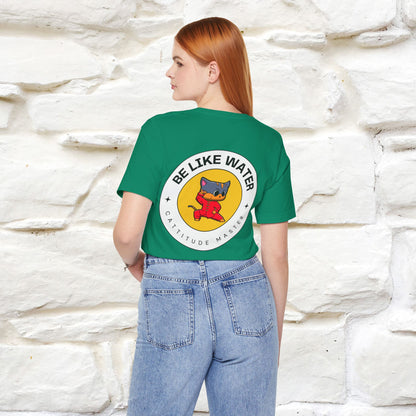 "Be Like Water: Cattitude Master | Cat T-Shirt |Nunu&Miao Studio
