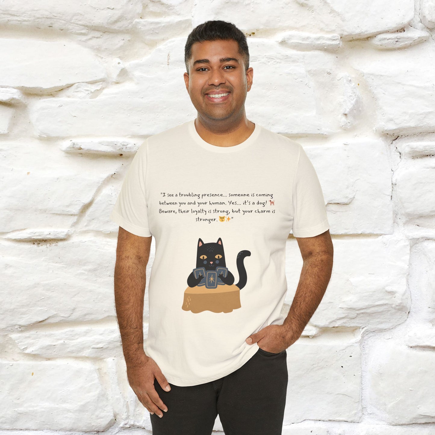 "The Cat's Tarot: Secrets Revealed" Cat T-Shirt for Men & Women | 100% Cotton*