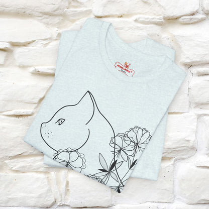 "Cat Flower !" Cat T-Shirt for Men & Women | 100% Cotton*