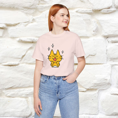 ""It's A Good Day" Cat T-Shirt| Front & Back Design | Nunu&Miao Studio