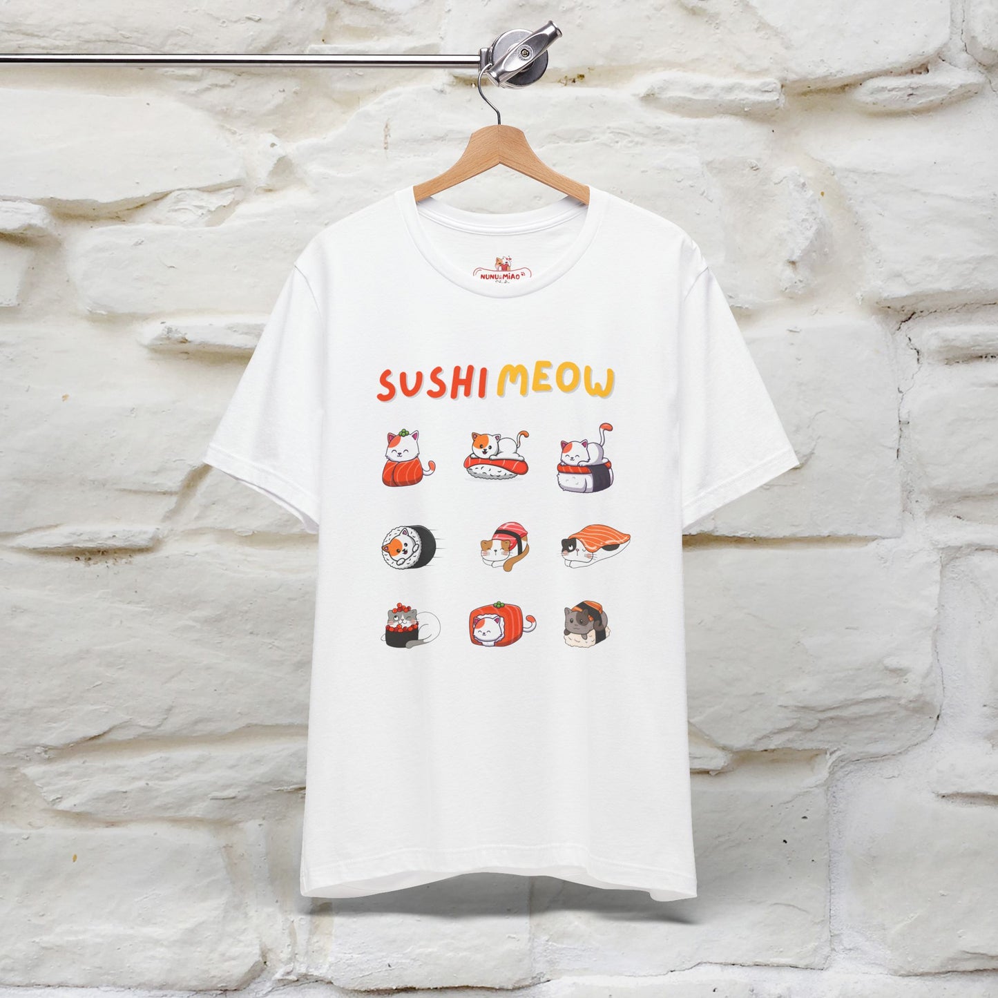 "Sushi Meow" Cat T-shirt for Men & Women | 100% Cotton*