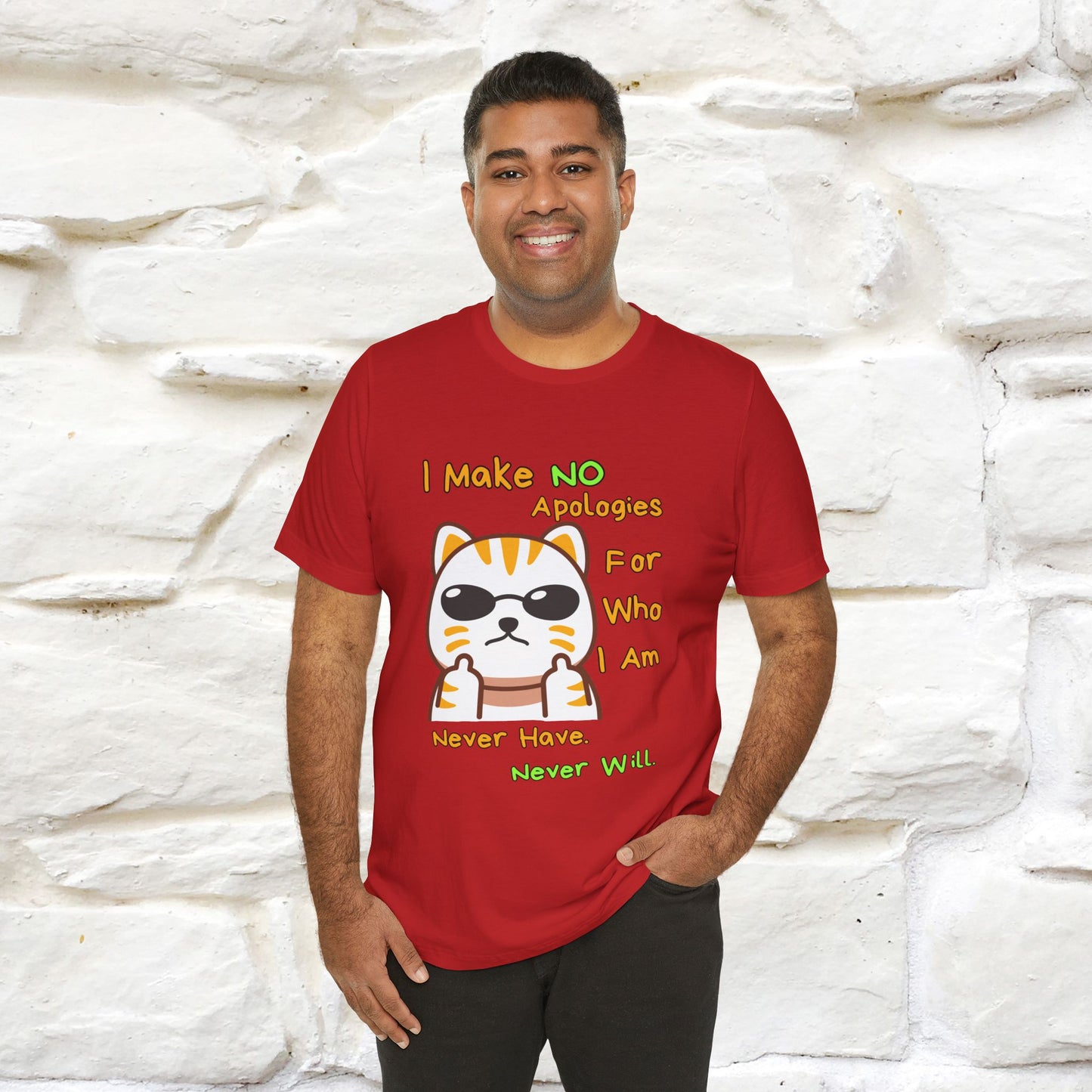 "I Make No Apologies... " |Cat T-Shirt | Nunu&Miao Studio