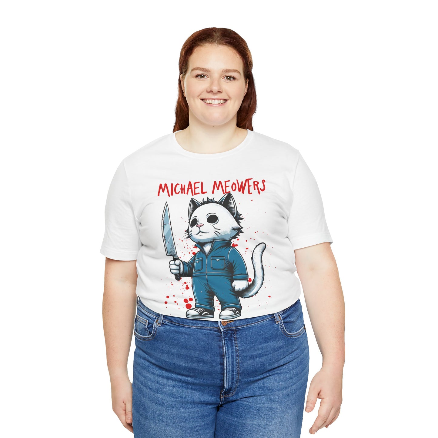 Michael Meowers T-Shirt | Playful Cat Parody Tee for Men & Women | 100% Cotton*