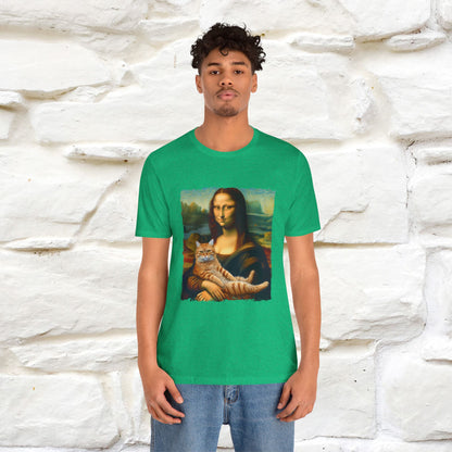 Mona Lisa’s Cat T-Shirt | Classic Art-Inspired Cat Tee for Men & Women | 100% Cotton*