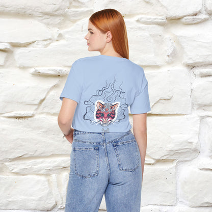 ''Air Fire Cat'' | Cat T-Shirt Front and Back Design | Nunu&Miao Studio
