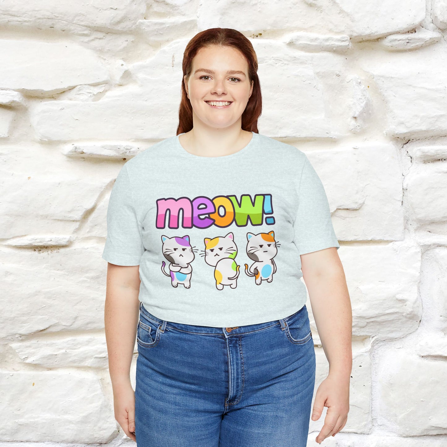 Meow! Funny Cat T-Shirt for Men & Women | 100% Cotton*