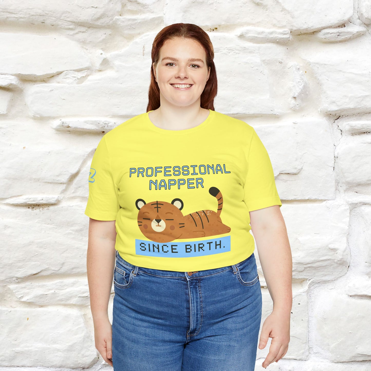 ''Professional napper since birth.''| CatT-Shirt | Nunu&Miao Studio