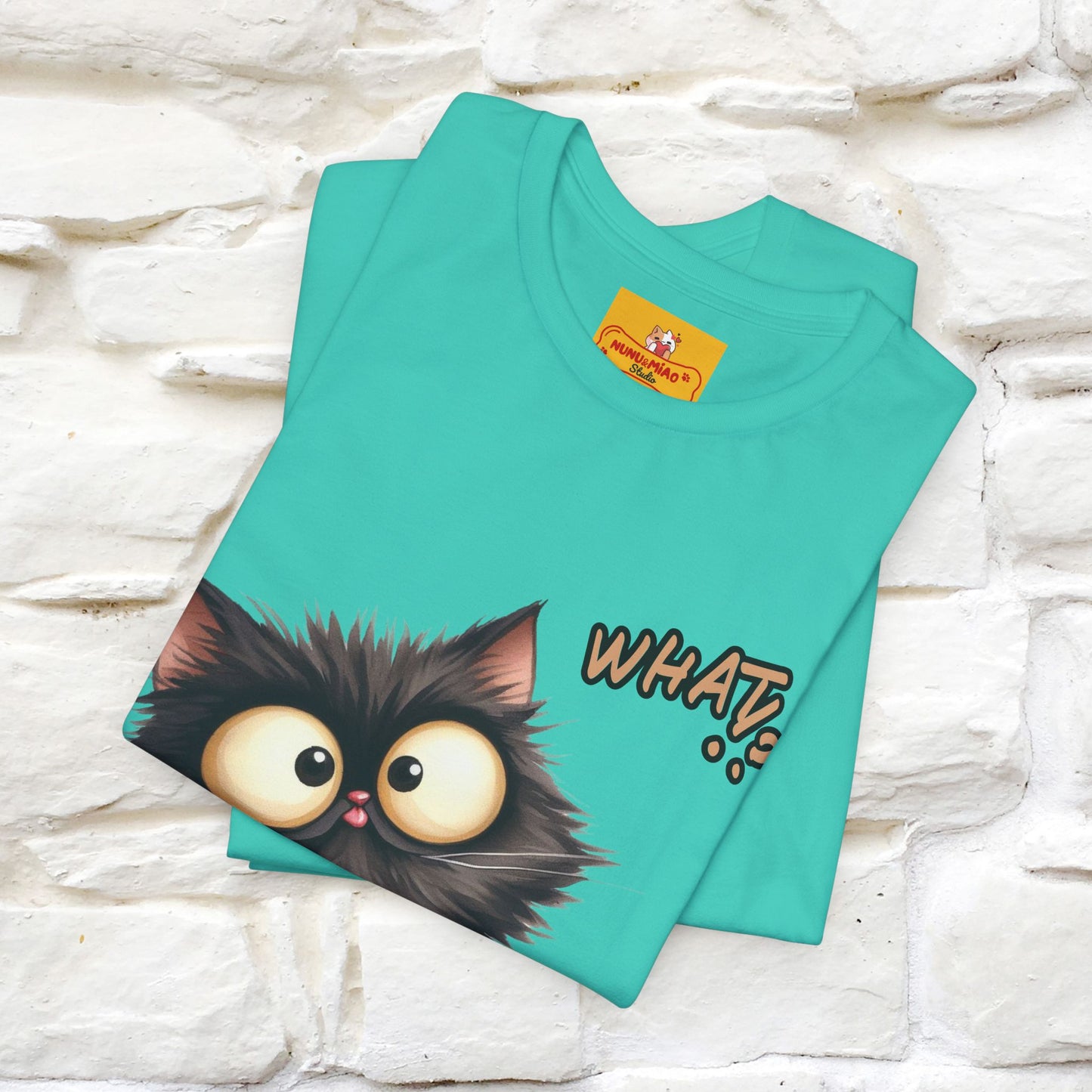 ''What ?'' | Cat T-Shirt  | Nunu&Miao Studio