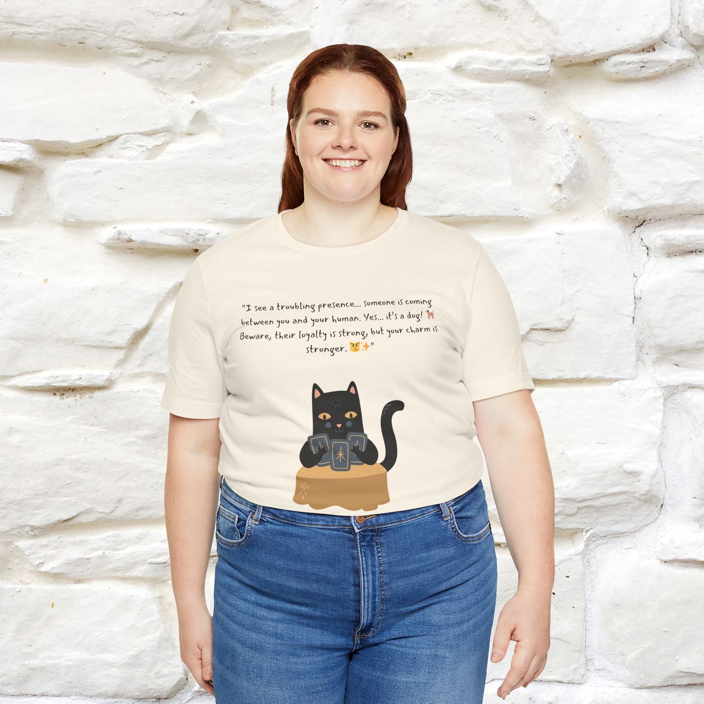 "The Cat's Tarot: Secrets Revealed" Cat T-Shirt for Men & Women | 100% Cotton*