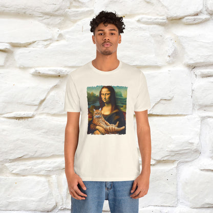 Mona Lisa’s Cat T-Shirt | Classic Art-Inspired Cat Tee for Men & Women | 100% Cotton