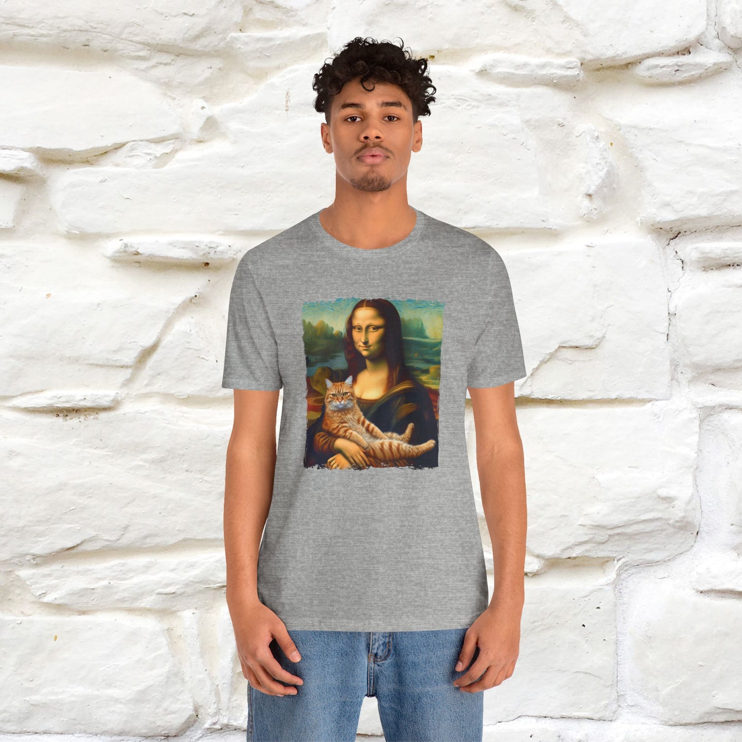 Mona Lisa’s Cat T-Shirt | Classic Art-Inspired Cat Tee for Men & Women | 100% Cotton