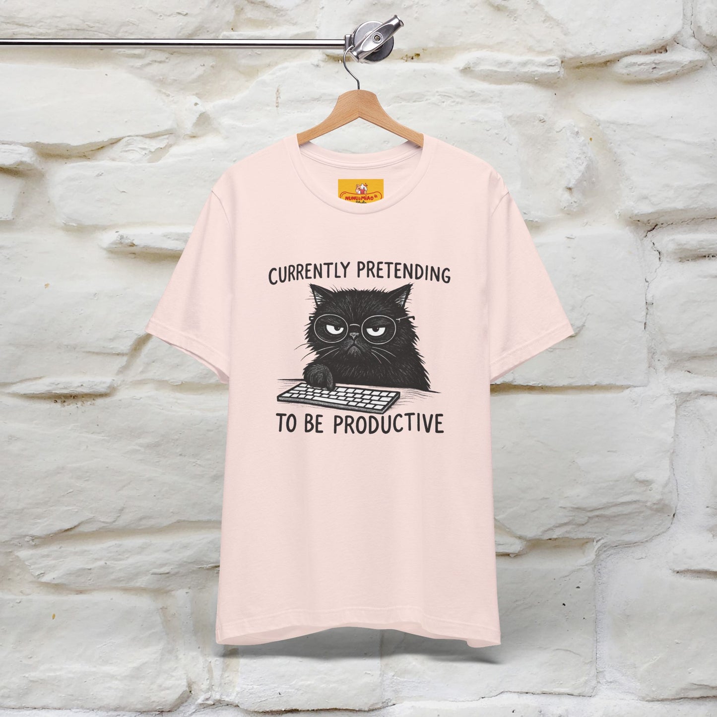 "Currently Pretending To Be Productive" |Cat T-Shirt | Nunu&Miao Studio