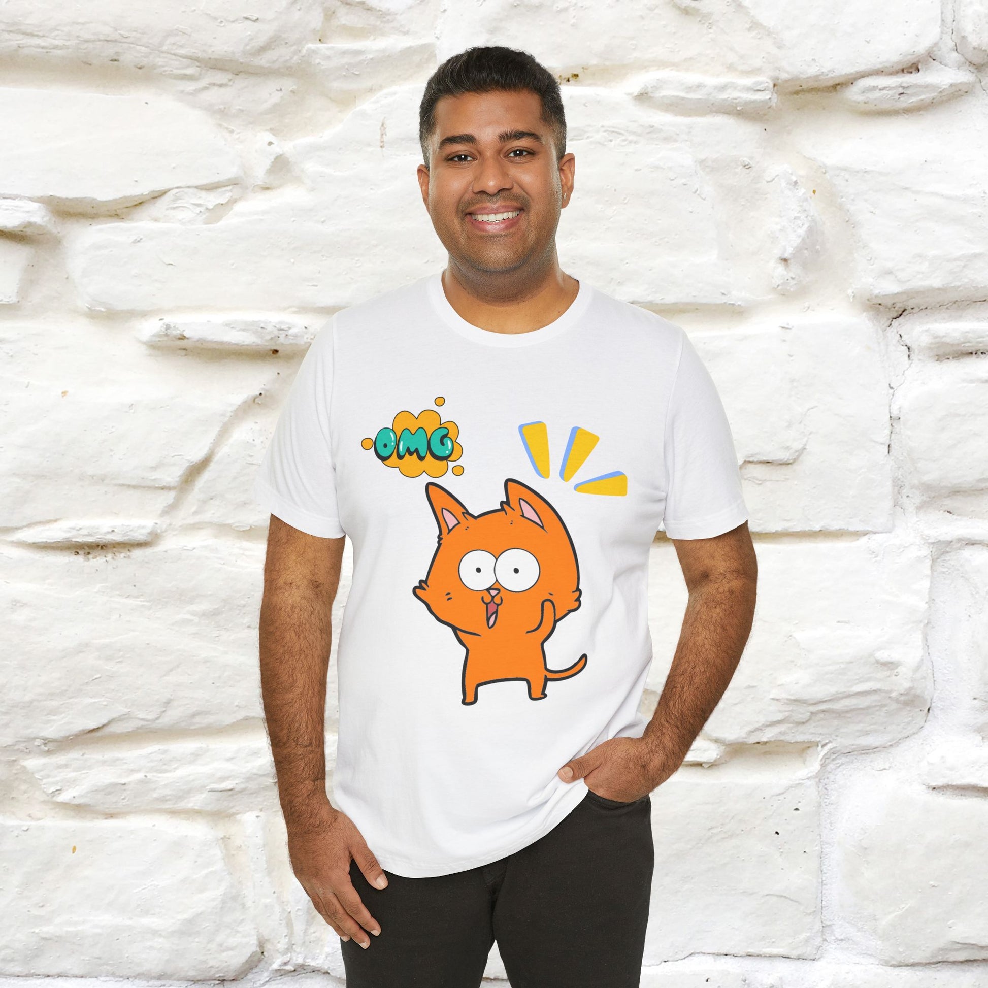''Oh My God'' Cat T-Shirt | Nunu&Miao Studio - Nunu&Miao Studio