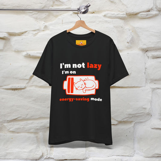 ''I am Not Lazy...'' Cat T-Shirt | Nunu&Miao Studio