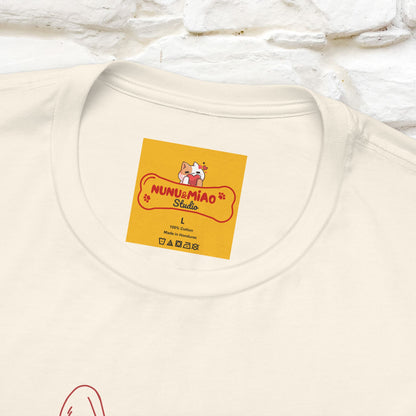 ''Illusion'' Cat T-Shirt Front and Back Design | Nunu&Miao Studio