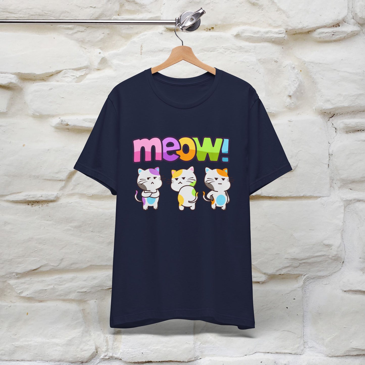 Meow! Funny Cat T-Shirt for Men & Women | 100% Cotton*