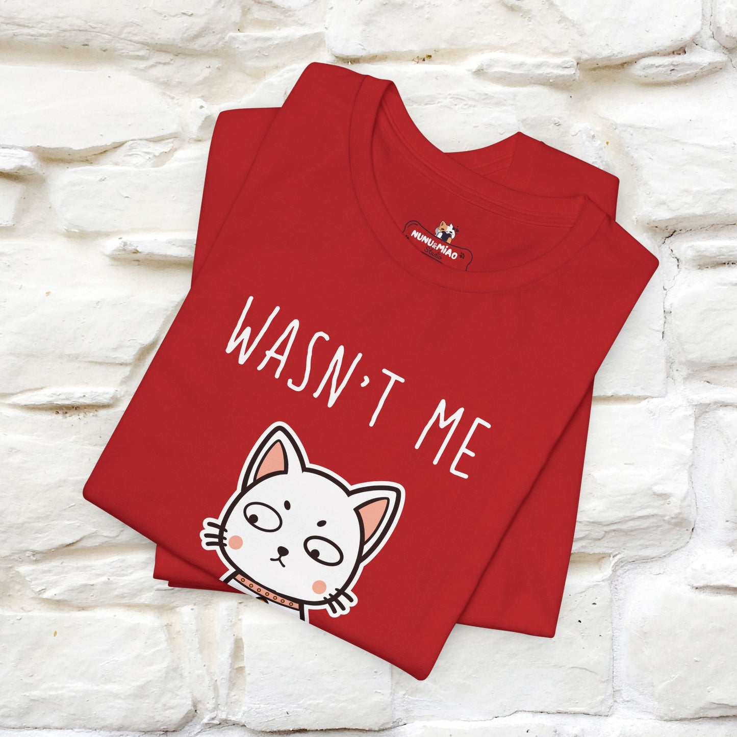 "Wasn't Me" Cat T-shirt for Men & Women | 100% Cotton* 🐾