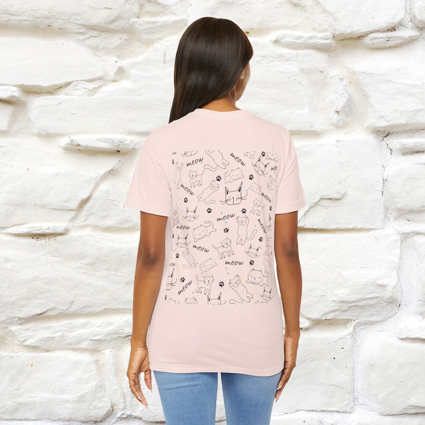 "Antidepressants" Cat T-Shirt | Front & Back Design | Nunu&Miao Studio