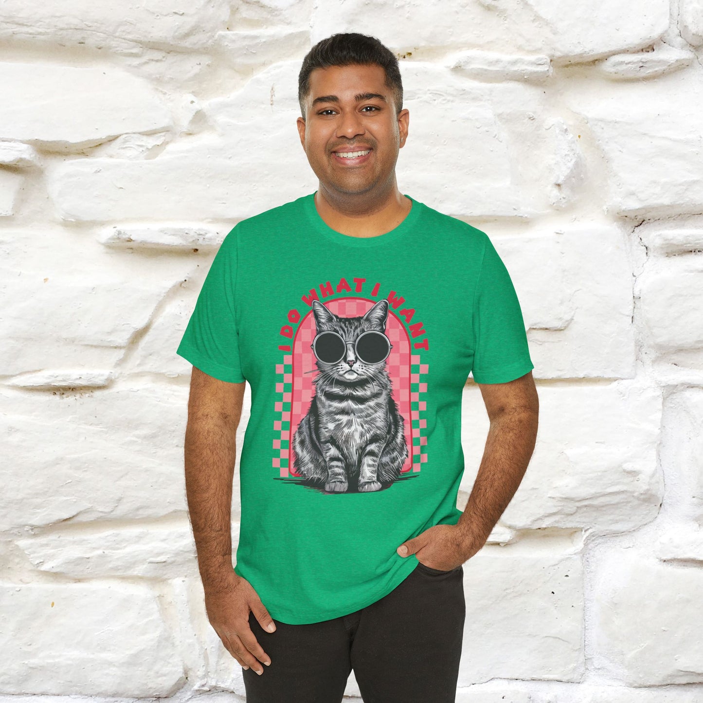 I Do What I Want Cat T-Shirt for Men & Women | 100% Cotton Funny Cat Lover Tee