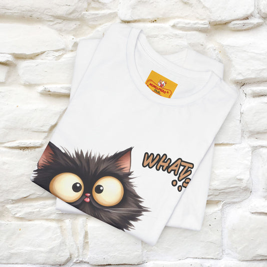 ''What ?'' | Cat T-Shirt  | Nunu&Miao Studio