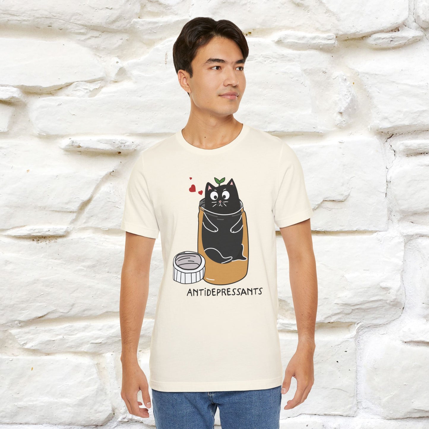 "Antidepressants" Funny Cat T-Shirt for Men & Women | 100% Cotton* 🐾