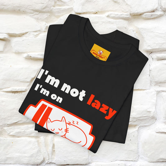 ''I am Not Lazy...'' Cat T-Shirt | Nunu&Miao Studio